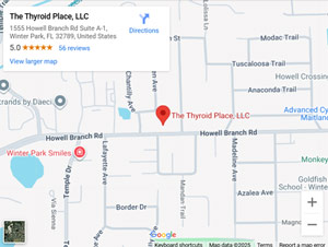 Get Directions to The Thyroid Place in Winter Park, FL